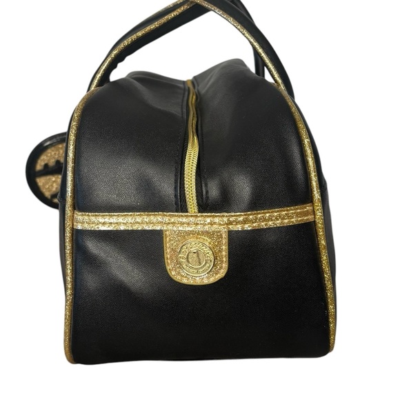 Betsey Johnson air travel handbag  black/pink with Vintage Design - Picture 8 of 13